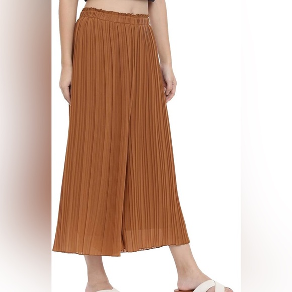 Vintage Orange Pleated Pants Sz. XL (M-L) - Picture 1 of 7